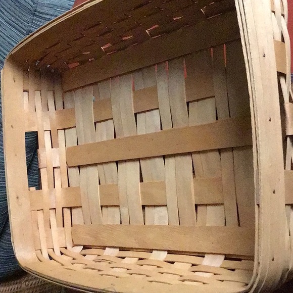 HOSTESS SERVING TRAY BASKET 
LONGABERGER LARGE 1995 - Picture 7 of 8